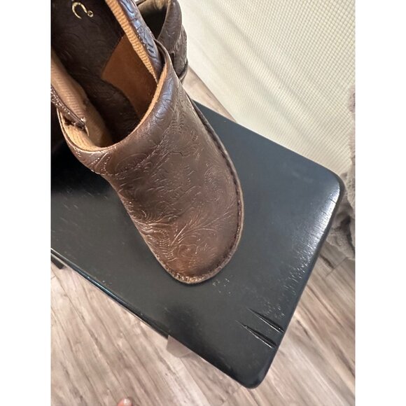 BOC Born Concept Women Peggy brown tooled professional nursing Slip-On Clogs 9.5 - Picture 3 of 16